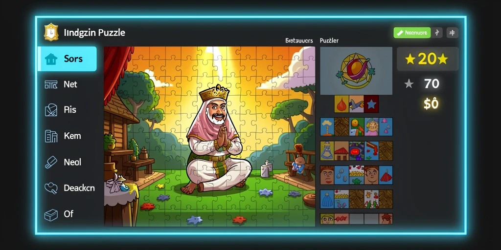 juarago - Screenshot menampilkan pemandangan alam yang indah dalam game.